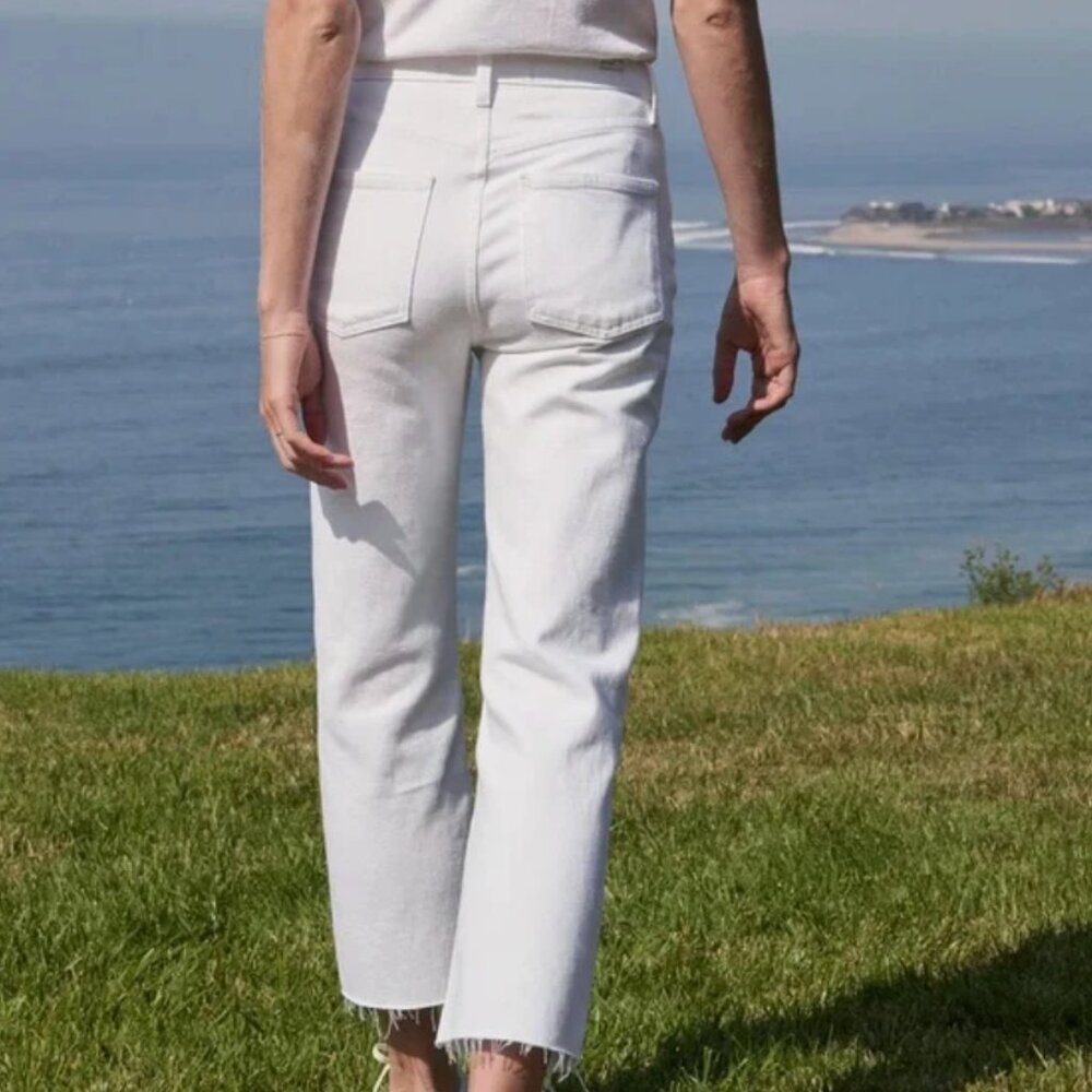 Frank & Eileen Monaghan Jeans in White - Picture 2 of 12